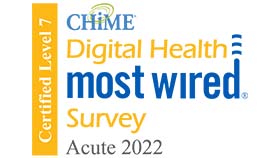 chime digital health most wired award seal