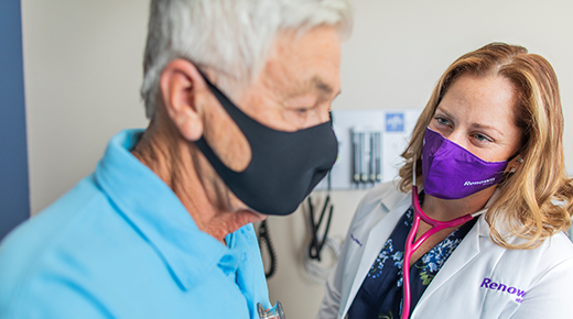 Female provider seeing a patient