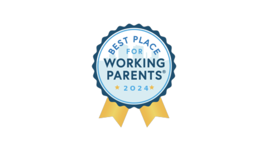 Best Place for Working Parents 2024 badge
